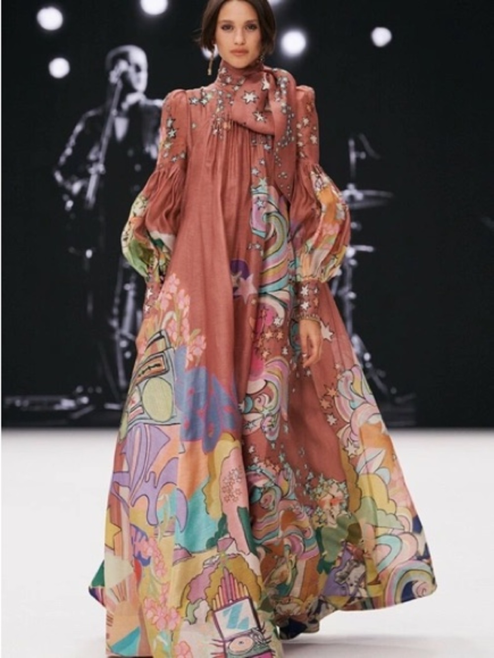Zimmermann Concert Tie Neck Gown